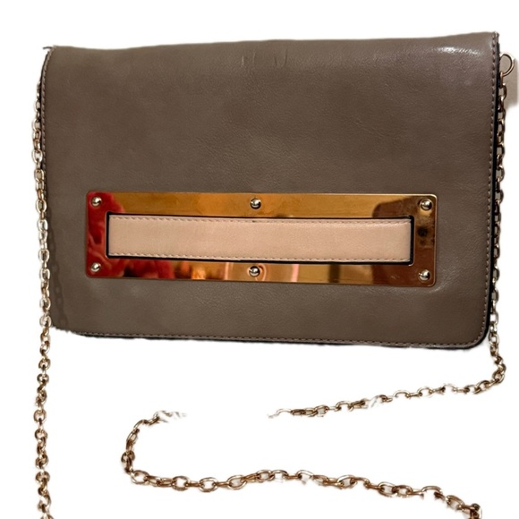 Elegant Tan and Gold Women's Bag Melie Bianco - Picture 1 of 5